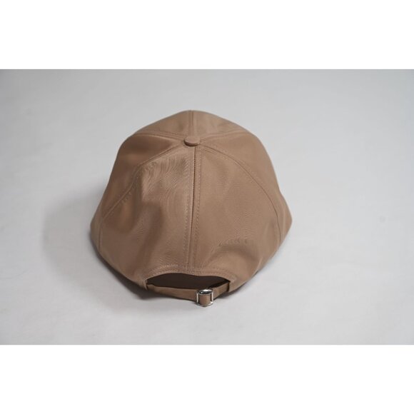 ALO Yoga Satin Off-Duty Cap in Taupe Satin - Picture 4 of 6